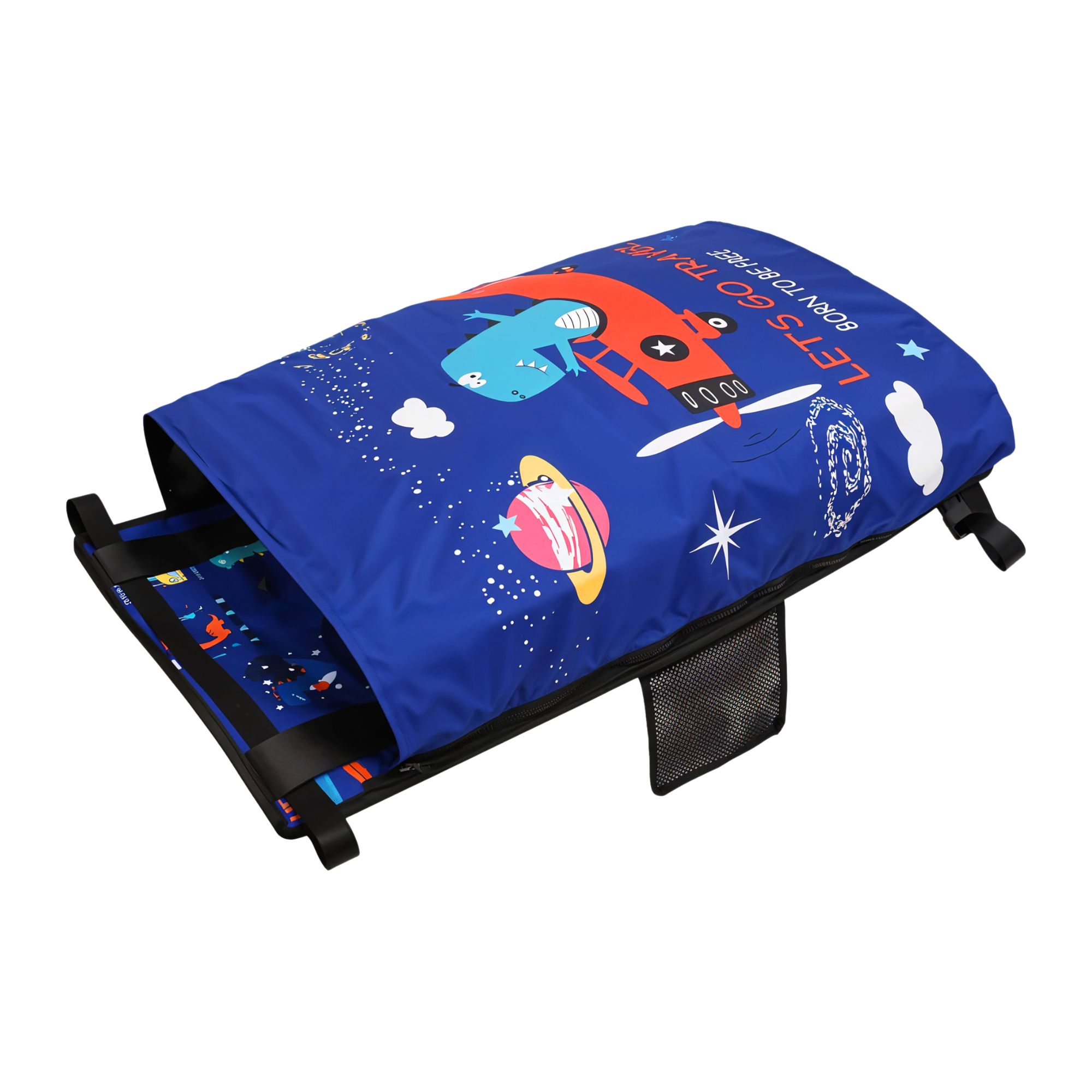 Cama de Avión para Niños Pequeños (Dinosaurios)