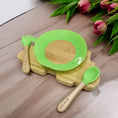 Load image into Gallery viewer, Extended Bamboo Plate (Dinosaur)