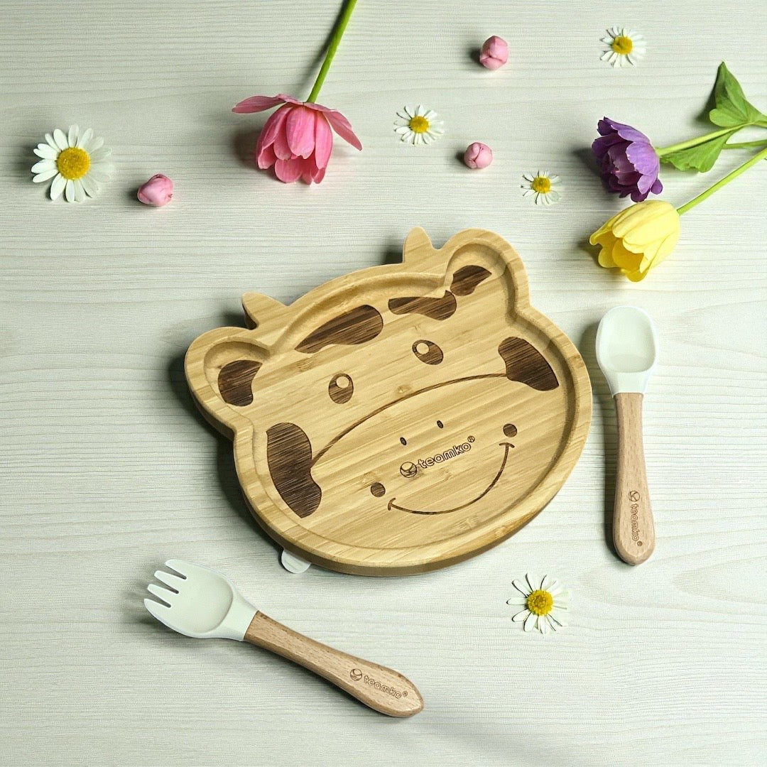 Plato Extendido de Bambú (Vaquita)