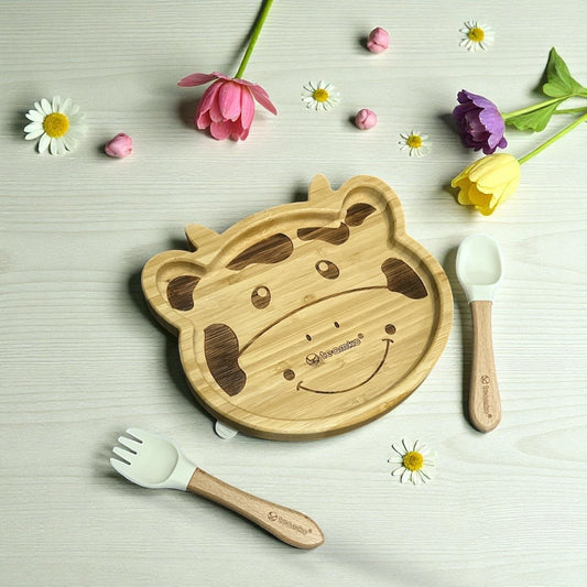 Plato Extendido de Bambú (Vaquita)