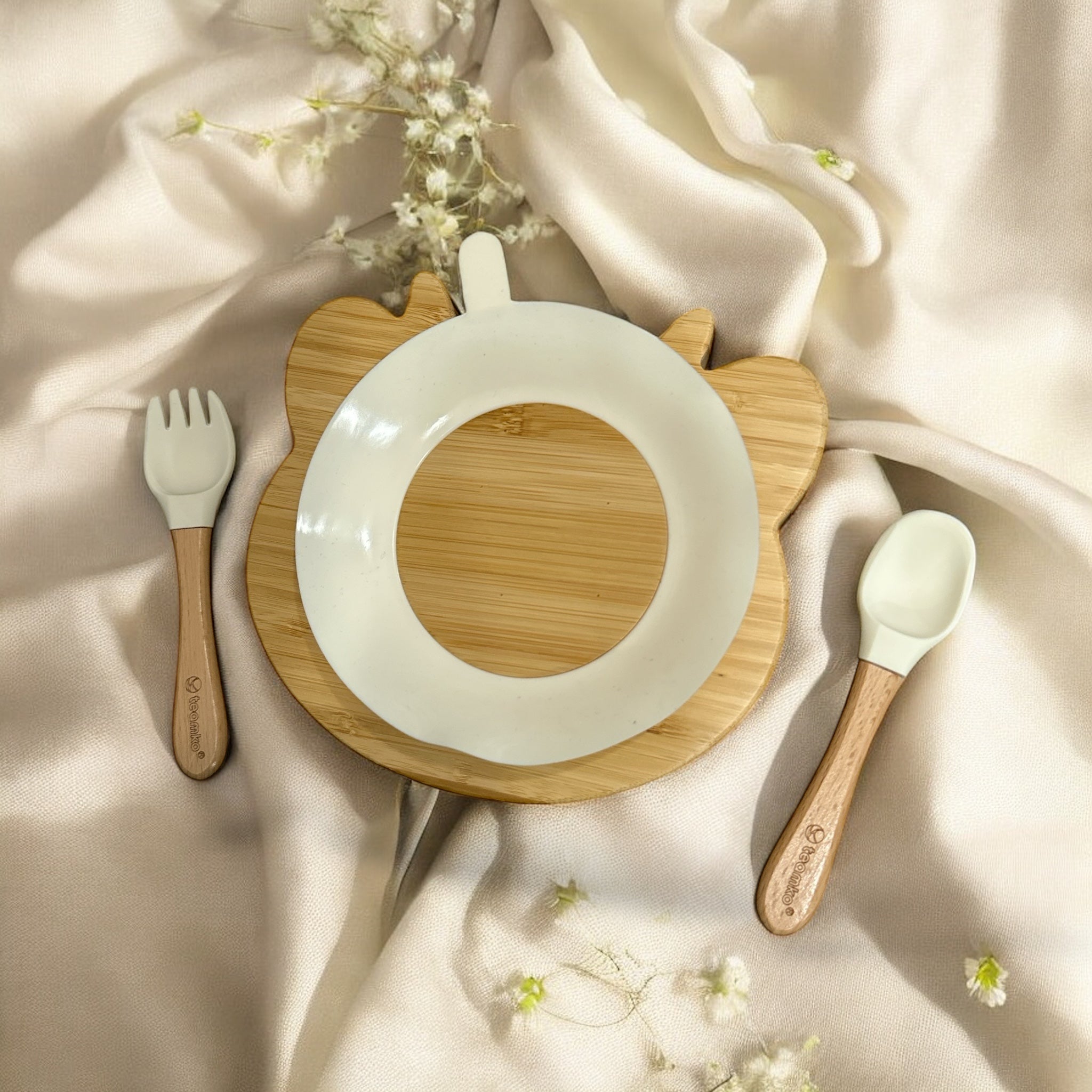 Plato Extendido de Bambú (Vaquita)