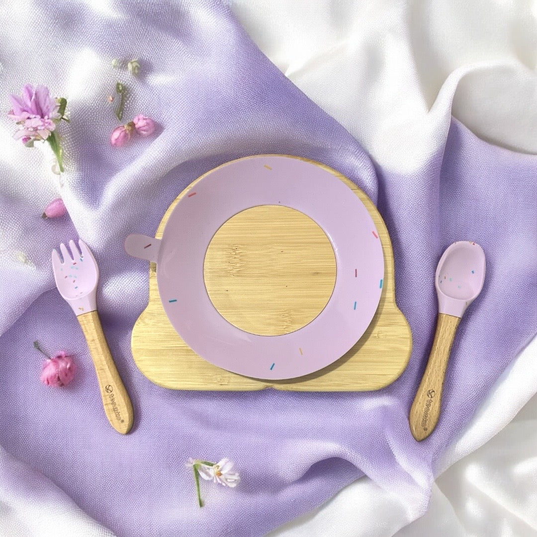 Plato Extendido de Bambú (Arcoíris)