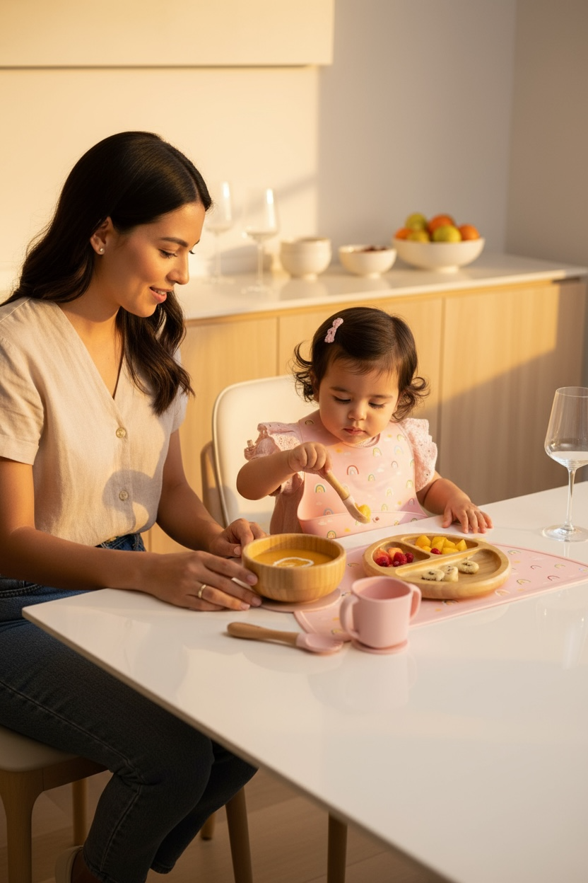 Set de Alimentación (Rosa)