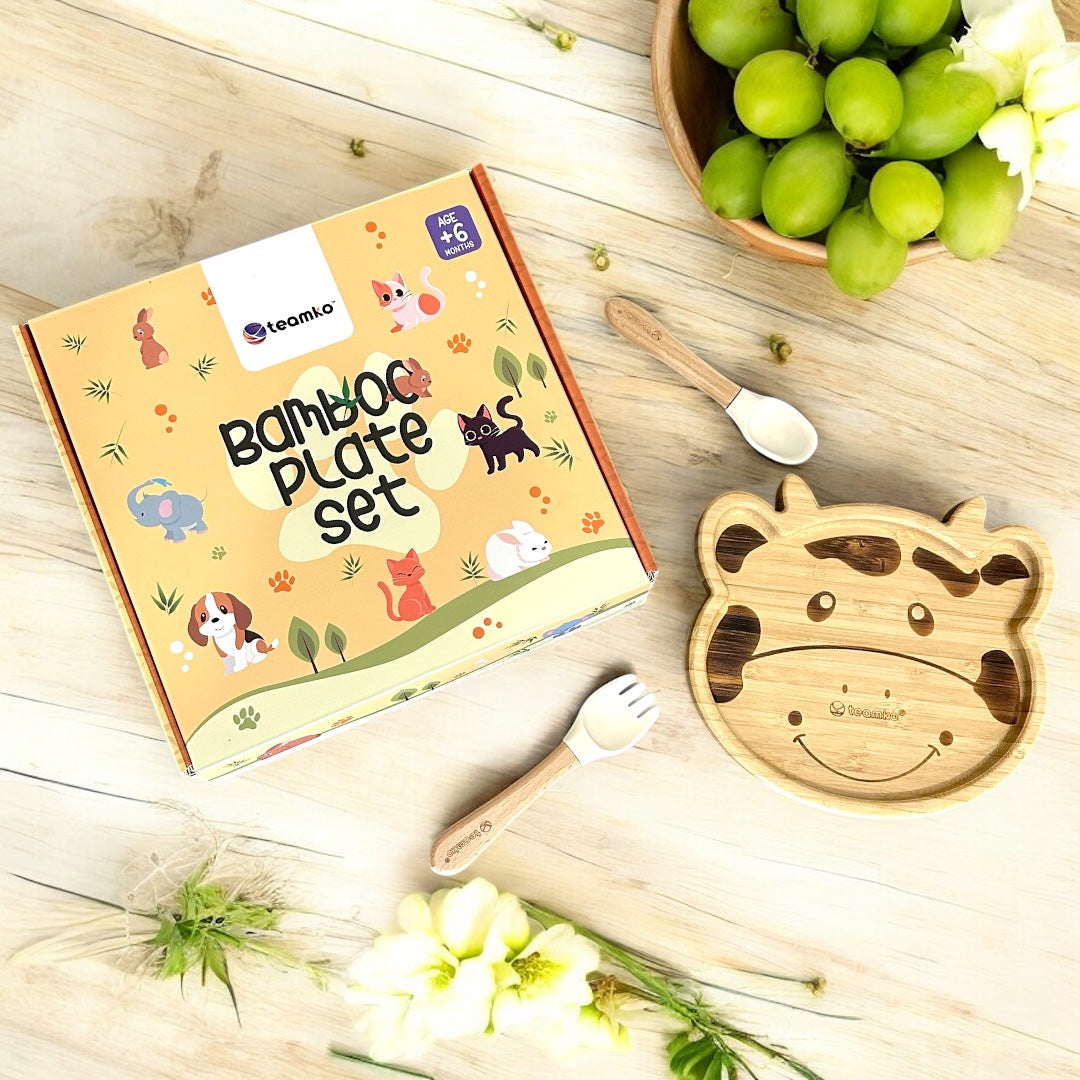 Plato Extendido de Bambú (Vaquita)